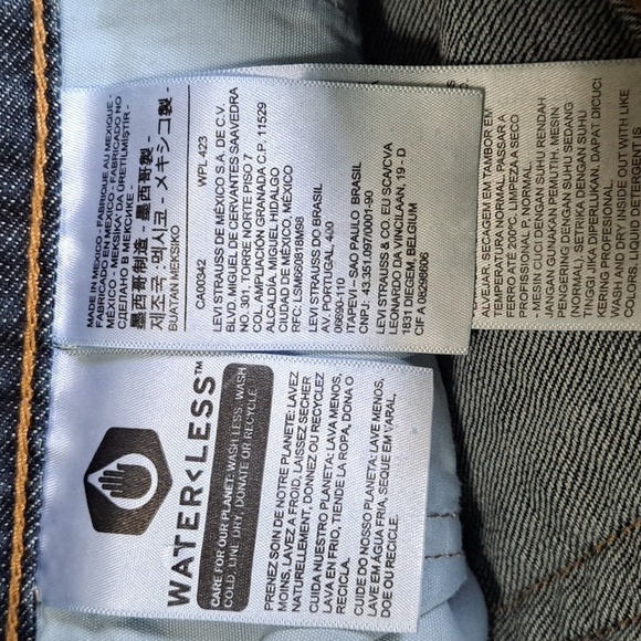 Levi's 527 Jeans Slim Boot Cut dark Men's Size 40x30 - Picture 9 of 12